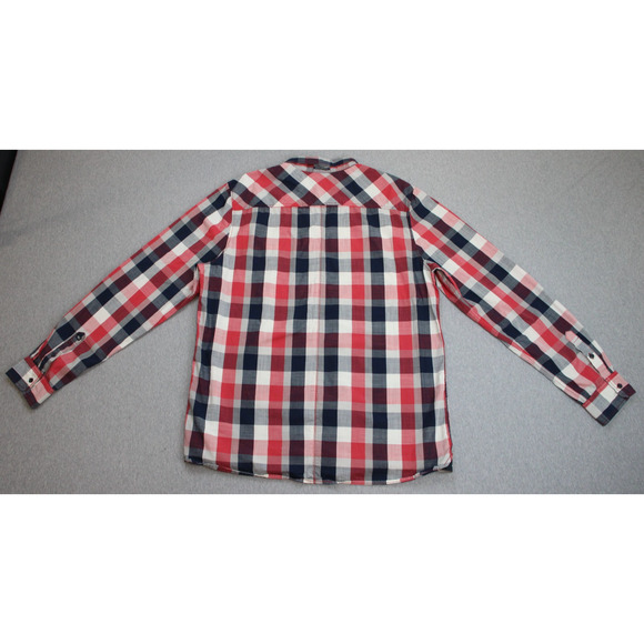 Buffalo David Bitton Shirt Men's XXL 100% Cotton Button-Up Plaid Long Sleeve - Picture 3 of 7